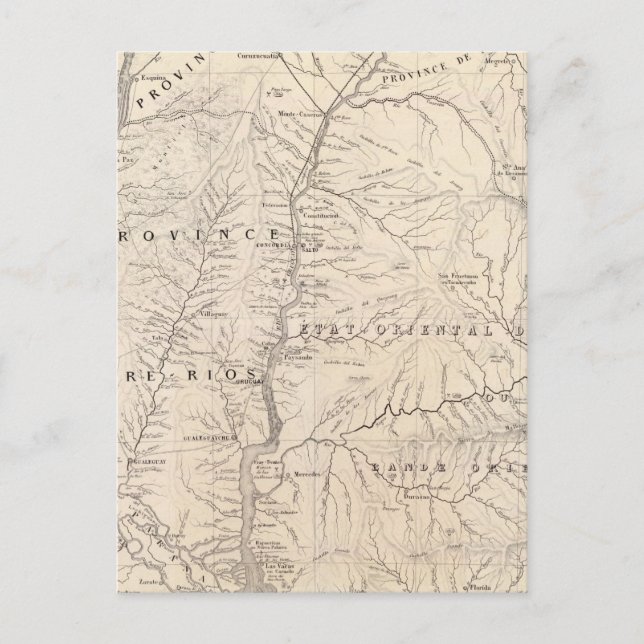 Cartão Postal Carte, Entre Rios, Papais noeis Fe, Trilha Sonora (Frente)