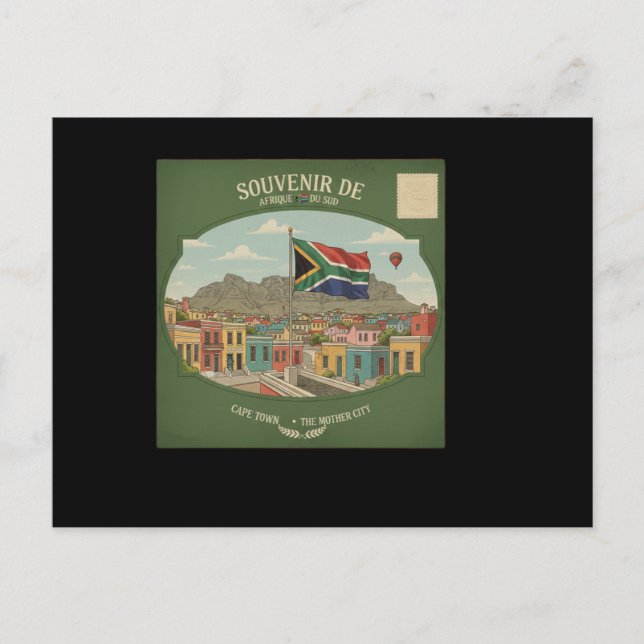Cartão Postal carte postal  l'Afrique du Sud  (Frente)