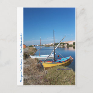 Cartão Postal Carte postale Barcas Catalanes