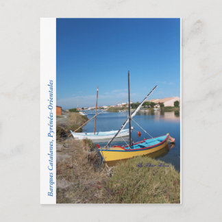 Cartão Postal Carte postale Barcas Catalanes