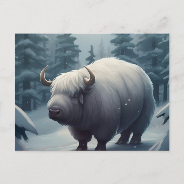 Cartão Postal Carte Postale Bufalo (Frente)