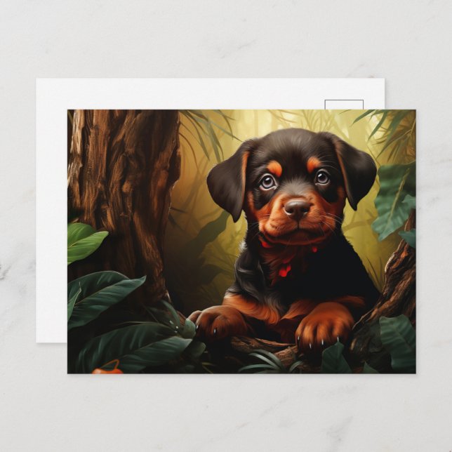 Cartão Postal Carte postale Canine Celebration (Frente/Verso)