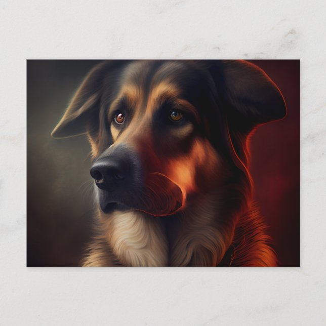 Cartão Postal Carte Postale Chien Divers (Frente)