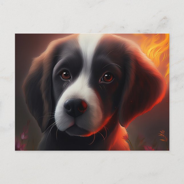 Cartão Postal Carte Postale Chien Divers (Frente)