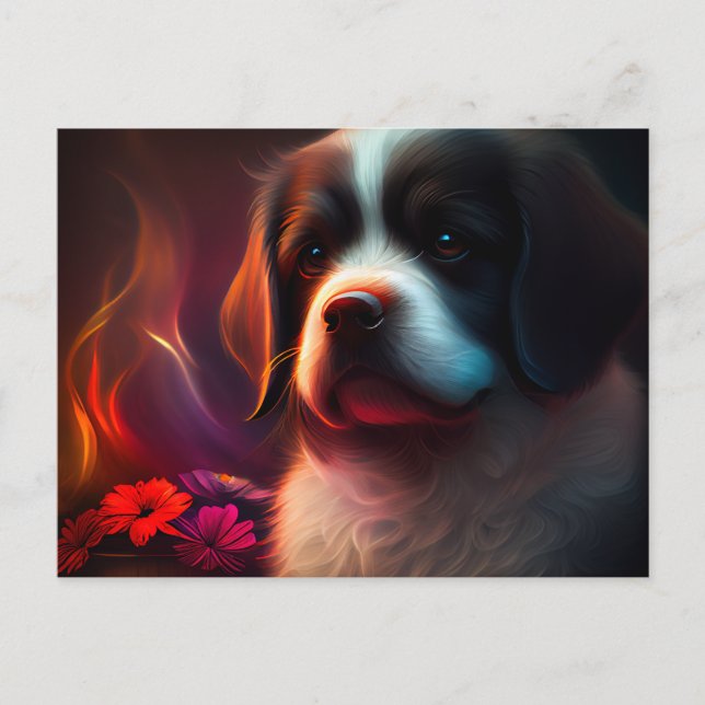 Cartão Postal Carte Postale Chien Divers (Frente)