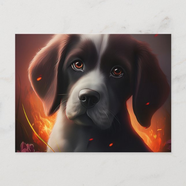 Cartão Postal Carte Postale Chien Divers (Frente)