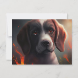 Cartão Postal Carte Postale Chien Divers