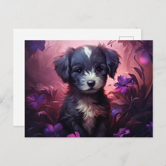 Cartão Postal Carte Postale Chien Ensoleillé (Frente/Verso)