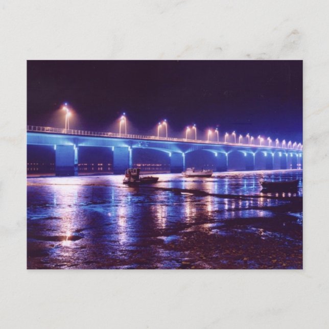 Cartão Postal carte postale du pont de L’île d'Oléron charente (Frente)