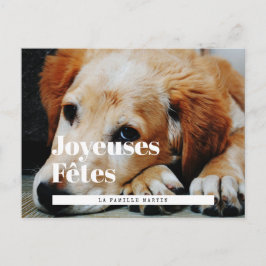 Cartão Postal Carte postale estilo fotográfico retrô Joyeuses Fê