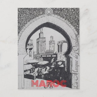 Cartão Postal Carte Postale Fès Maroc