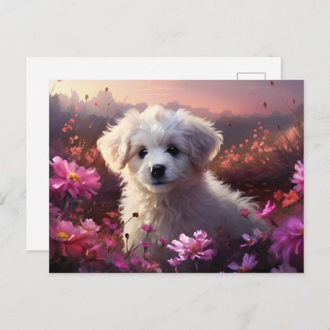 Cartão Postal Carte postale Four-Legged Champion (Frente/Verso)