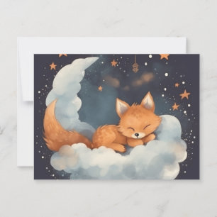 Cartão Postal Carte Postale Fox