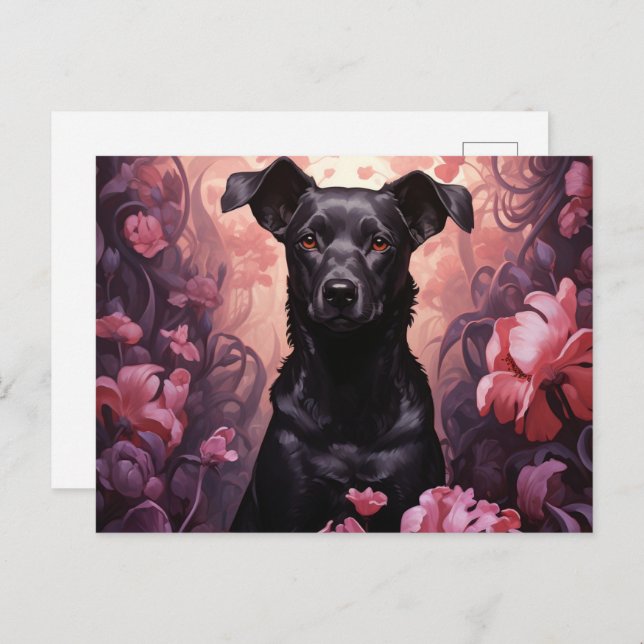 Cartão Postal Carte postale Friend of Flowers (Frente/Verso)