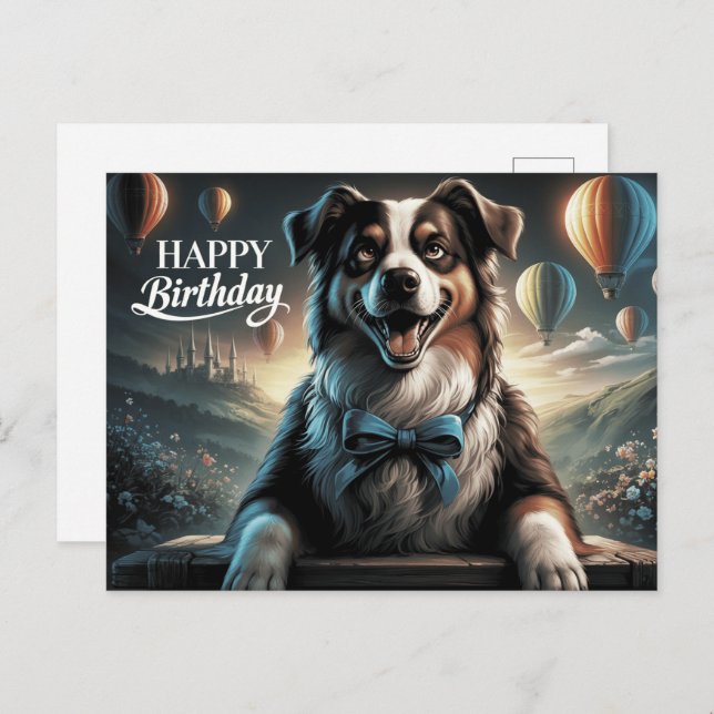 Cartão Postal Carte Postale Happy Birthday 2026 -10 (Frente/Verso)