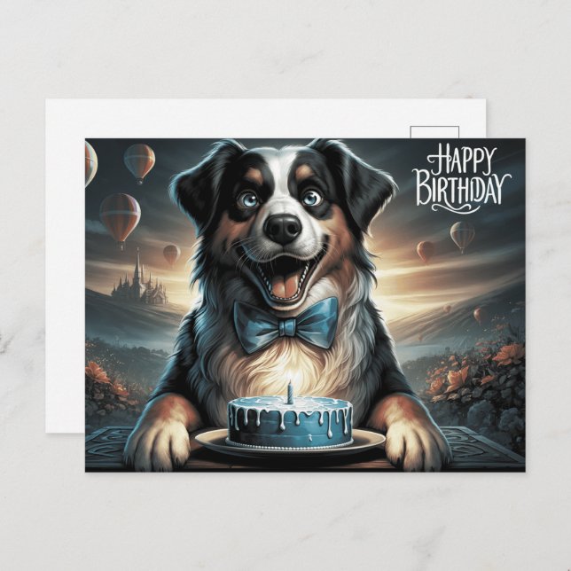 Cartão Postal Carte Postale Happy Birthday 2026 -8 (Frente/Verso)