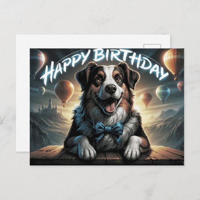 Cartão Postal Carte Postale Happy Birthday 2026 -9 (Frente/Verso)