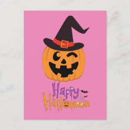 Cartão Postal Carte Postale Happy Halloween !!!