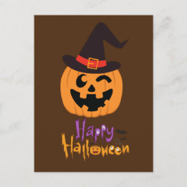 Cartão Postal Carte Postale Happy Halloween !!!