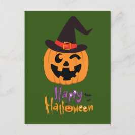 Cartão Postal Carte Postale Happy Halloween !!!