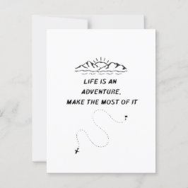 Cartão Postal Carte Postale Inspirante 