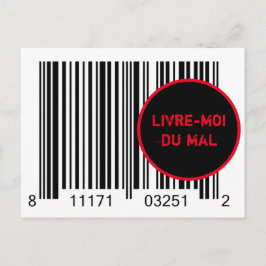 Cartão Postal Carte Postale Ironème "Livre-moi du mal"
