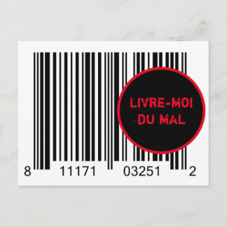 Cartão Postal Carte Postale Ironème "Livre-moi du mal"