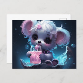 Cartão Postal Carte postale Irresistibly Cute Paws