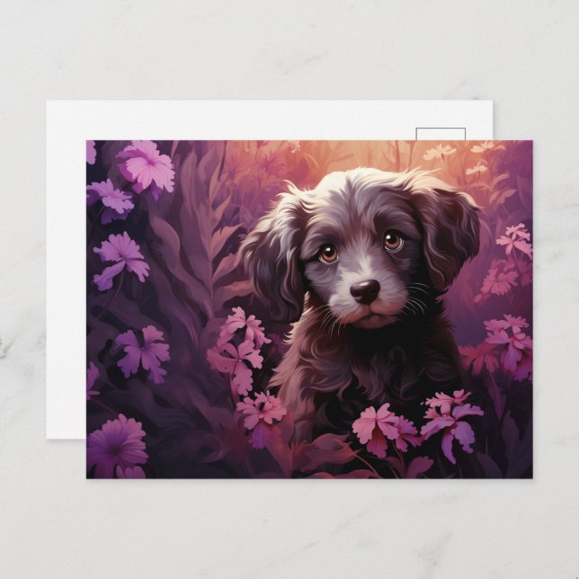 Cartão Postal Carte postale Joyful Companion (Frente/Verso)