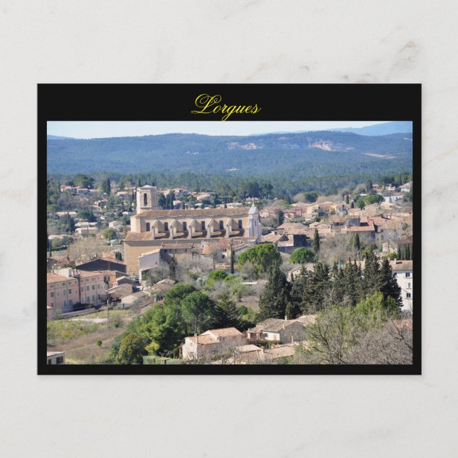 Cartão Postal Carte postale Lorgues (Frente)