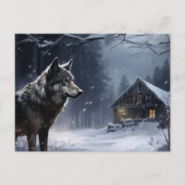 Cartão Postal Carte postale Loup Série 1-2