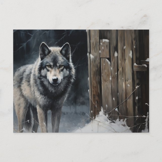 Cartão Postal Carte postale Loup Série 1-6 (Frente)