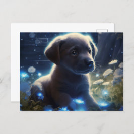 Cartão Postal Carte Postale lumière bleue