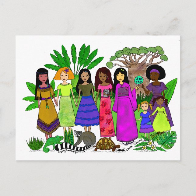 Cartão Postal Carte postale Madagascar internationale (Frente)