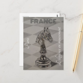 Cartão Postal Carte Postale Paris France -l'élégance en mouvemen