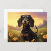 Carte postale Paws in Petals