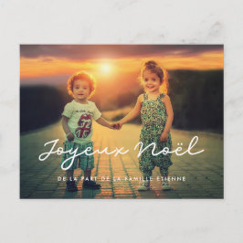 Cartão Postal Carte postale personalizável Joyeux Noël