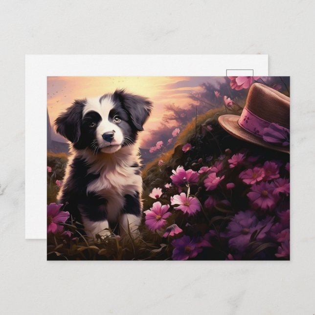 Cartão Postal Carte postale Puppy Love (Frente/Verso)