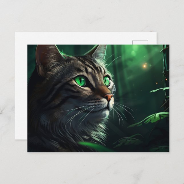 Cartão Postal Carte postale Solitary Predators (Frente/Verso)