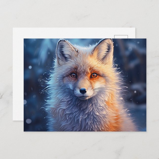 Cartão Postal Carte postale The Adventurous Fox Mysterious (Frente/Verso)