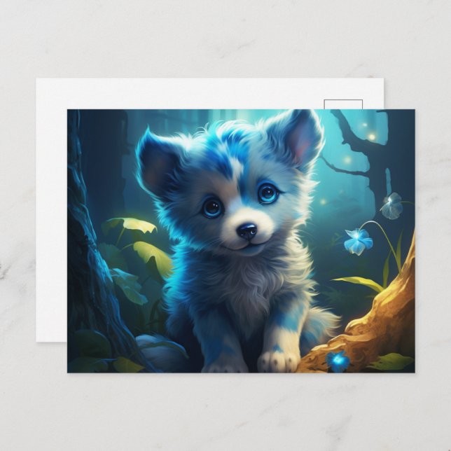 Cartão Postal Carte postale The Cute World of Dogs (Frente/Verso)