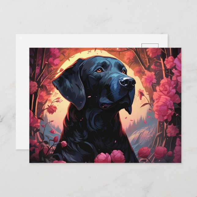 Cartão Postal Carte postale The Floral Snout (Frente/Verso)