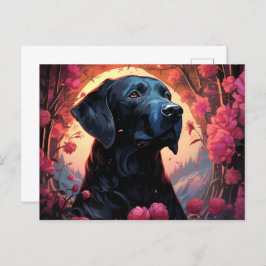 Cartão Postal Carte postale The Floral Snout