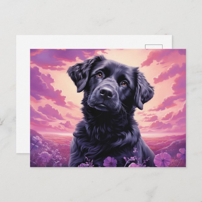 Cartão Postal Carte postale The Flower Admirer (Frente/Verso)