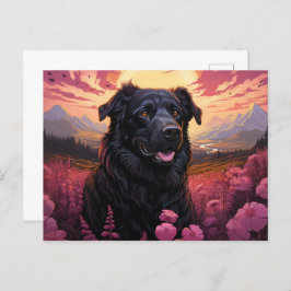 Cartão Postal Carte postale The Guardian of Flower Beds