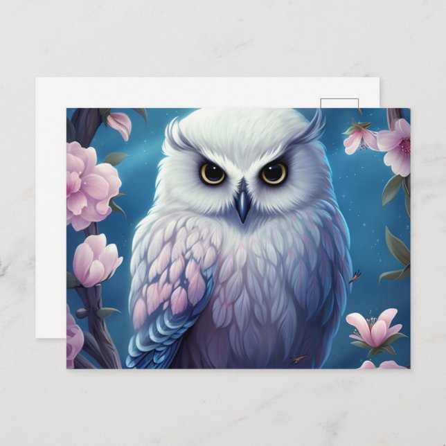 Cartão Postal Carte postale The Mystery of the Owl (Frente/Verso)