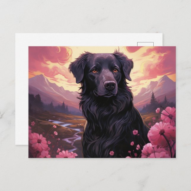 Cartão Postal Carte postale The Sniffer of Flowers (Frente/Verso)