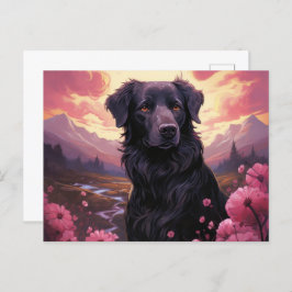 Cartão Postal Carte postale The Sniffer of Flowers