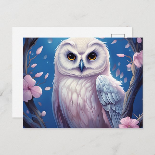 Cartão Postal Carte postale The Song of Owls (Frente/Verso)