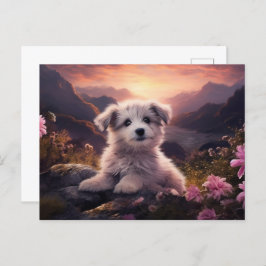 Cartão Postal Carte postale Velvet Paw